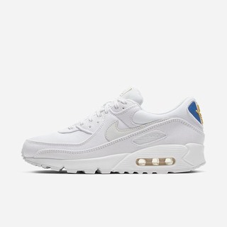 Pantofi Casual Nike Air Max 90 Premium Barbati Albi Albastri Albastru Regal | YCJV-90135